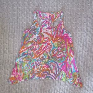 LILLY PULITZER RAZOR BACK TANK - SCUBA TO CUBA